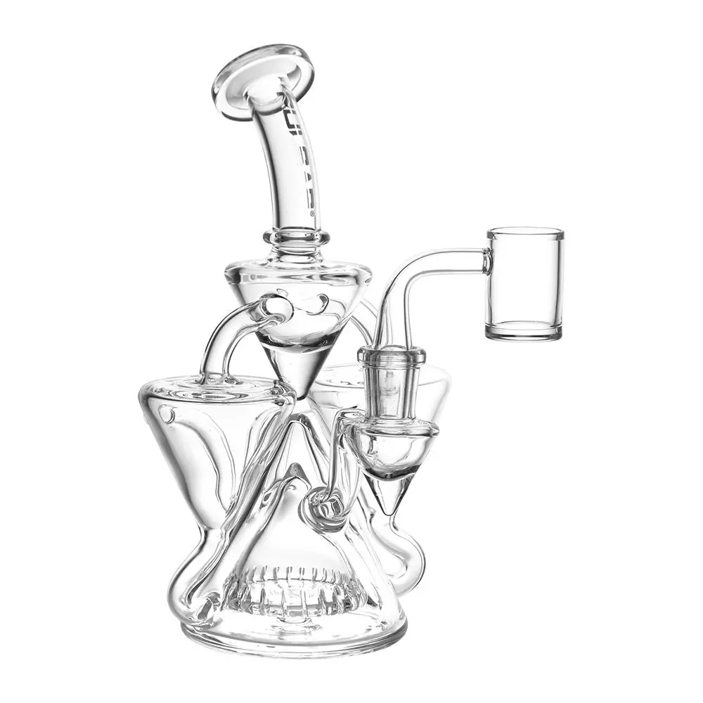 Pulsar Dual Recycler Glass Dab Rig - 7.75" / 14Mm F 1