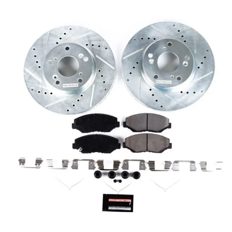 Power Stop 14-15 Acura Ilx Front Z23 Evolution Sport Brake Kit 1