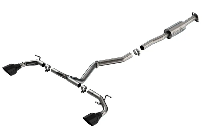 Borla 22-23 Subaru Brz/Toyota Gr86 2.4L Rwd At/Mt Atak Catback Exhaust - Black Chrome Tips 1