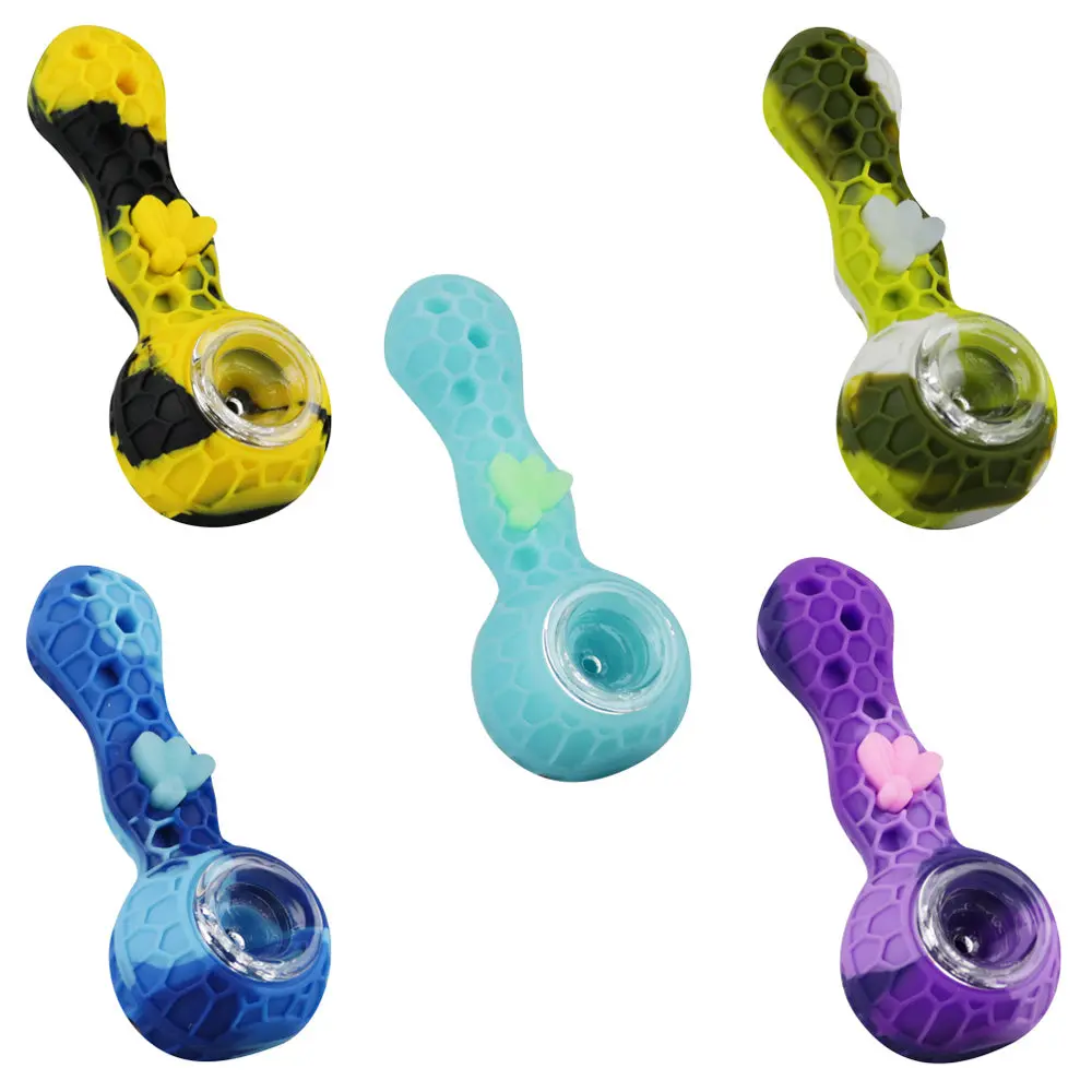 Silicone Bee Spoon Pipe 1