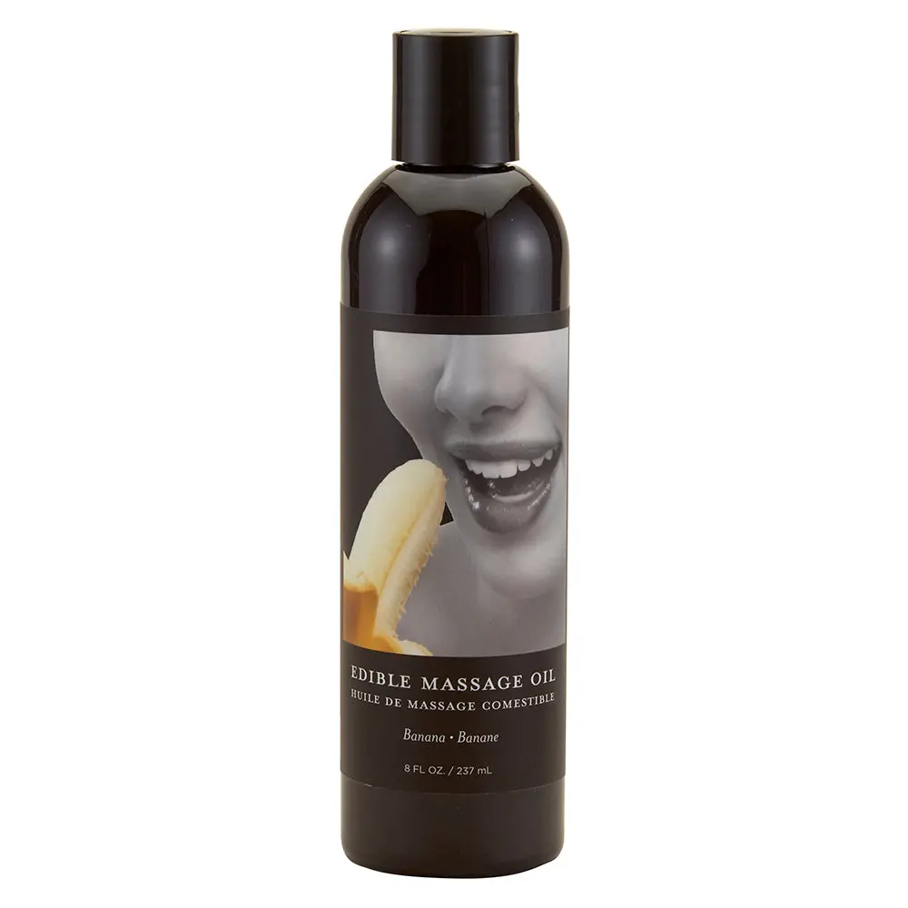 Earthly Body Edible Massage Oil Banana 8Oz 1