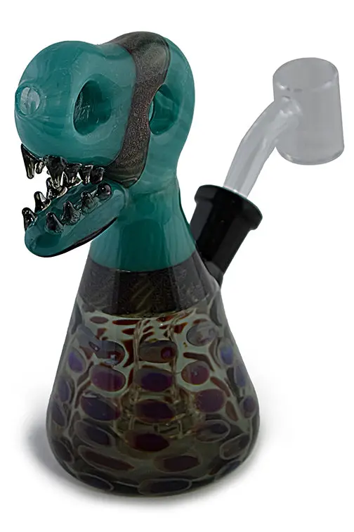 Dino Head Dichro Glass Rig 1
