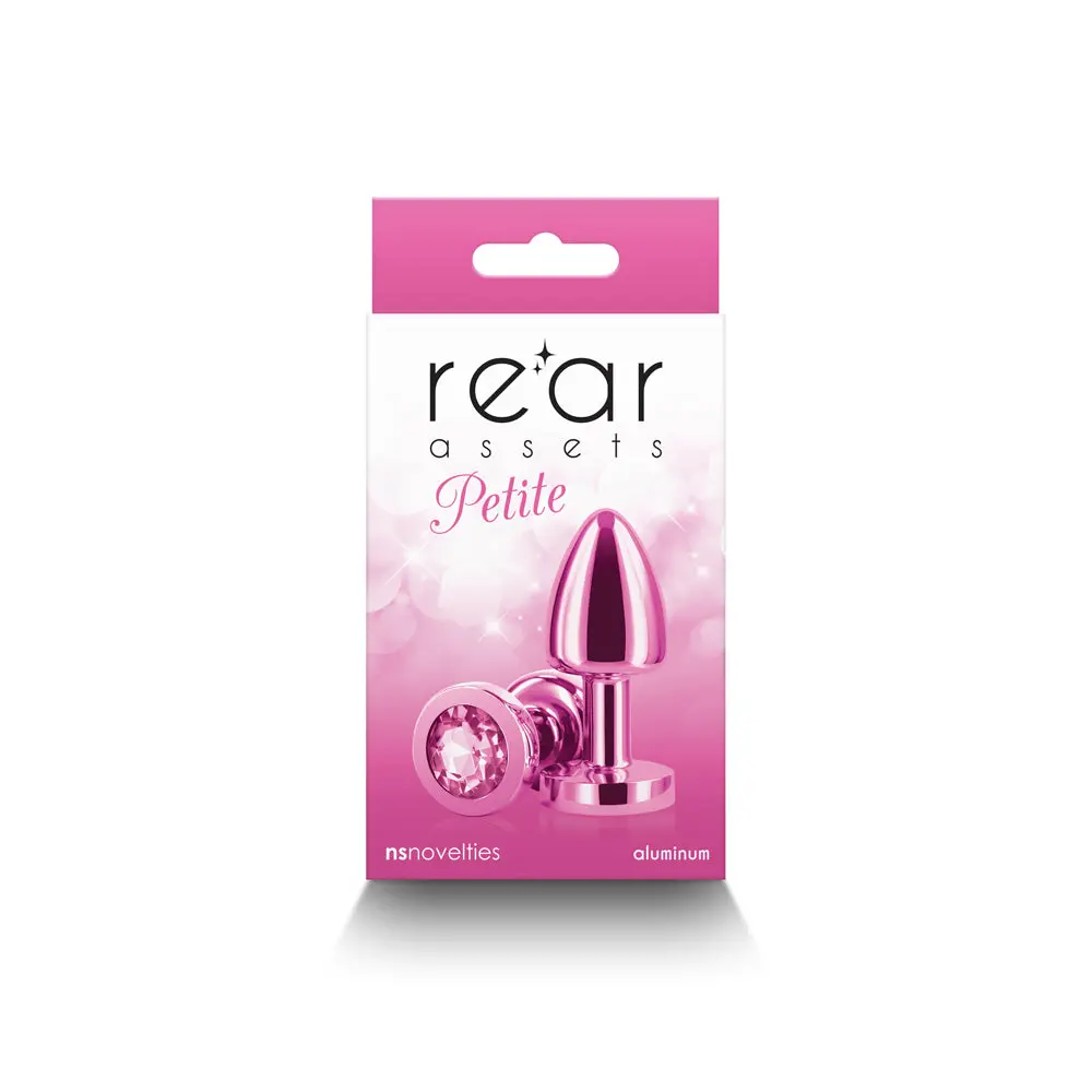 Rear Assets Petite Metal Anal Plug Pink 1