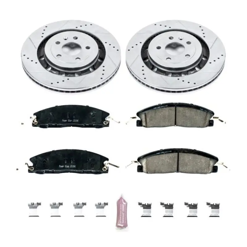 Power Stop 13-19 Ford Explorer Front Z23 Evolution Sport Brake Kit 1