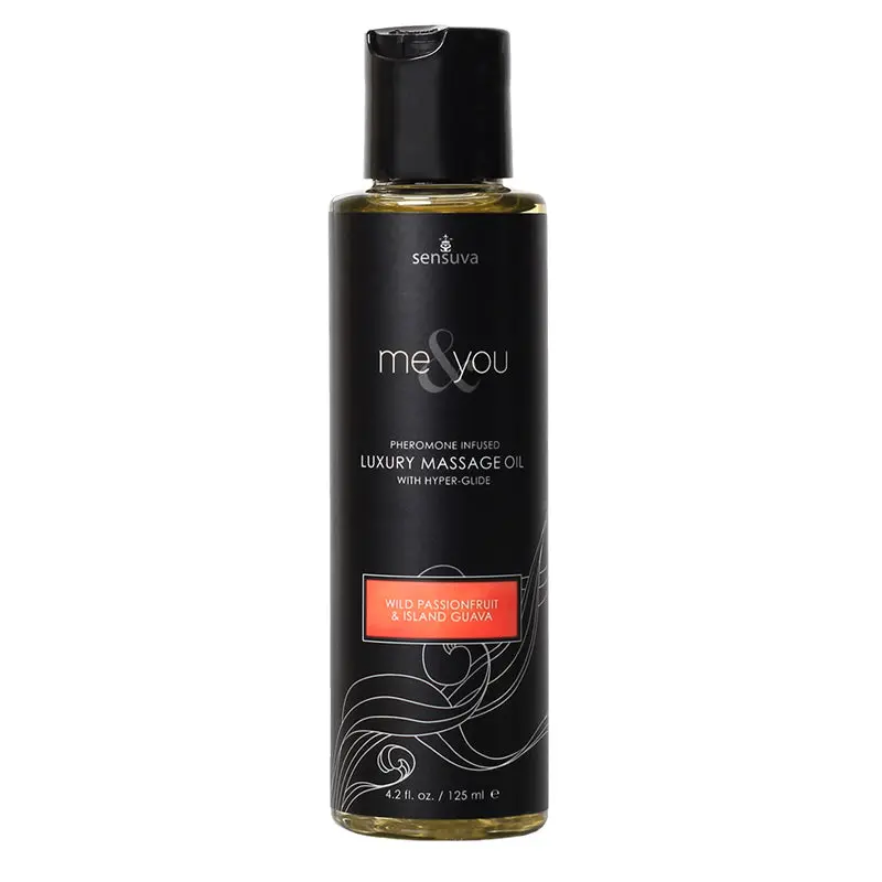 Sensuva Me & You Pheromone Luxury Massage Oil Passion Fruit Guava 1