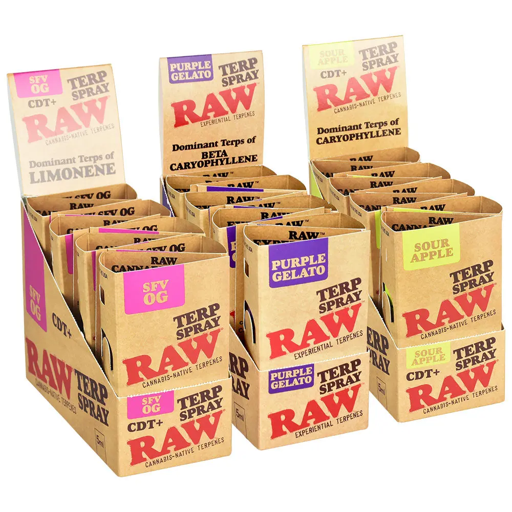 Raw Cdt+ Terp Spray | 5Ml | 8Pc Display 1