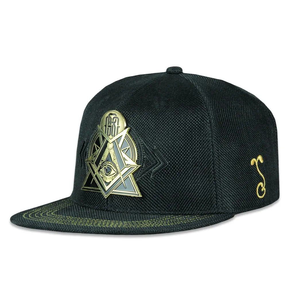 Grassroots Secret Society Gold Snapback Hat 1