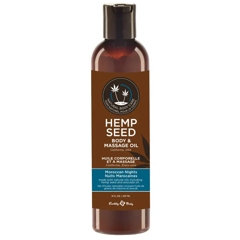 Earthly Body Massage Oil Moroccan Nights 8 Oz. 1