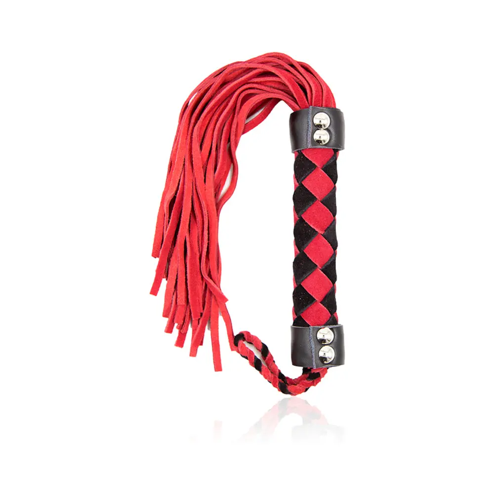 Ple'sur 15.5 In. Leather Flogger Red 1
