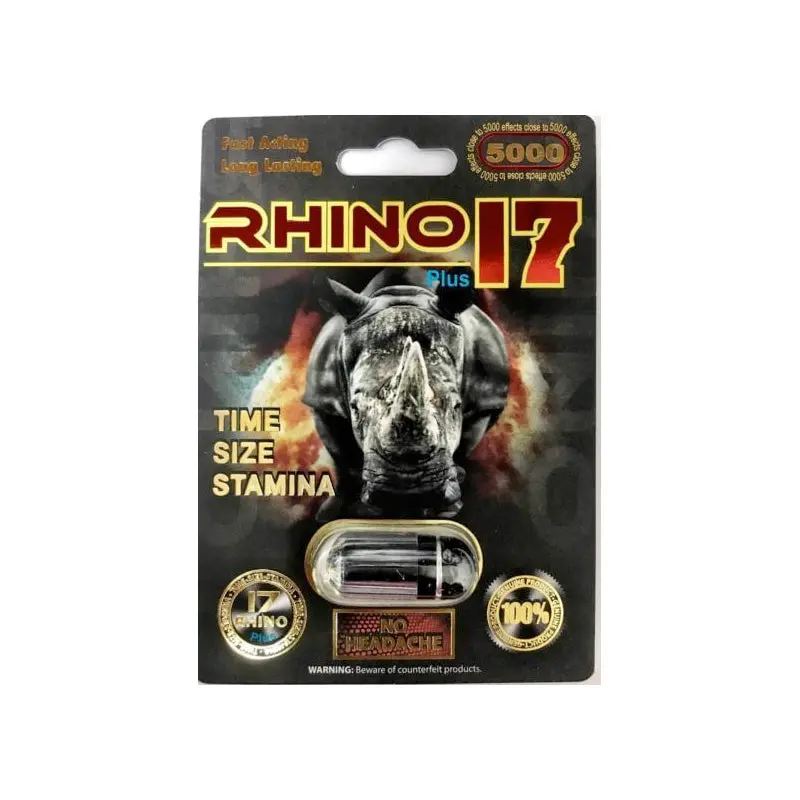 Rhino 17 5000 Plus 1Ct Capsule 1