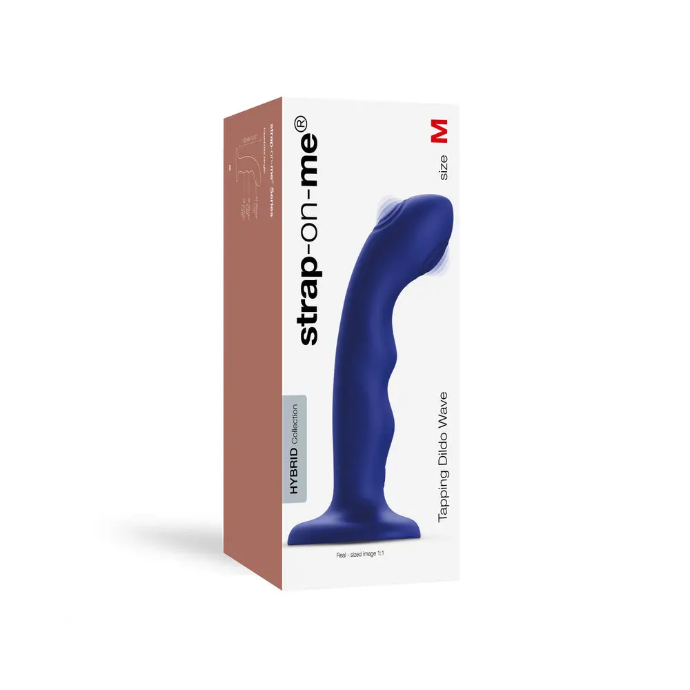Strap-On-Me Tapping Dildo Wave Night Blue 1