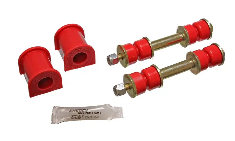 Energy Suspension 86-97 Nissan 720 & Hardbody Pickup 4Wd Red 20Mm Front Sway Bar Frame Bushings 1