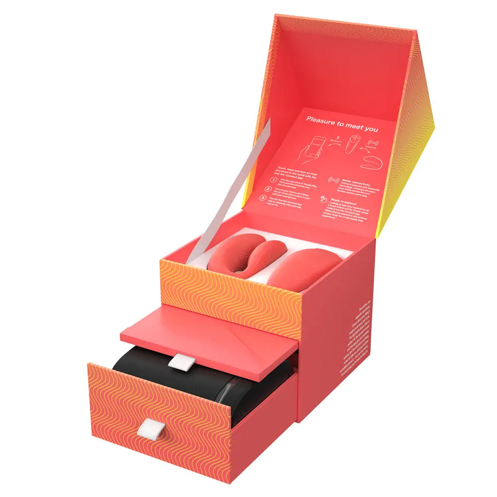 We-Vibe Chorus Rechargeable Remote-Controlled Silicone Couples Vibrator Crave Coral 1