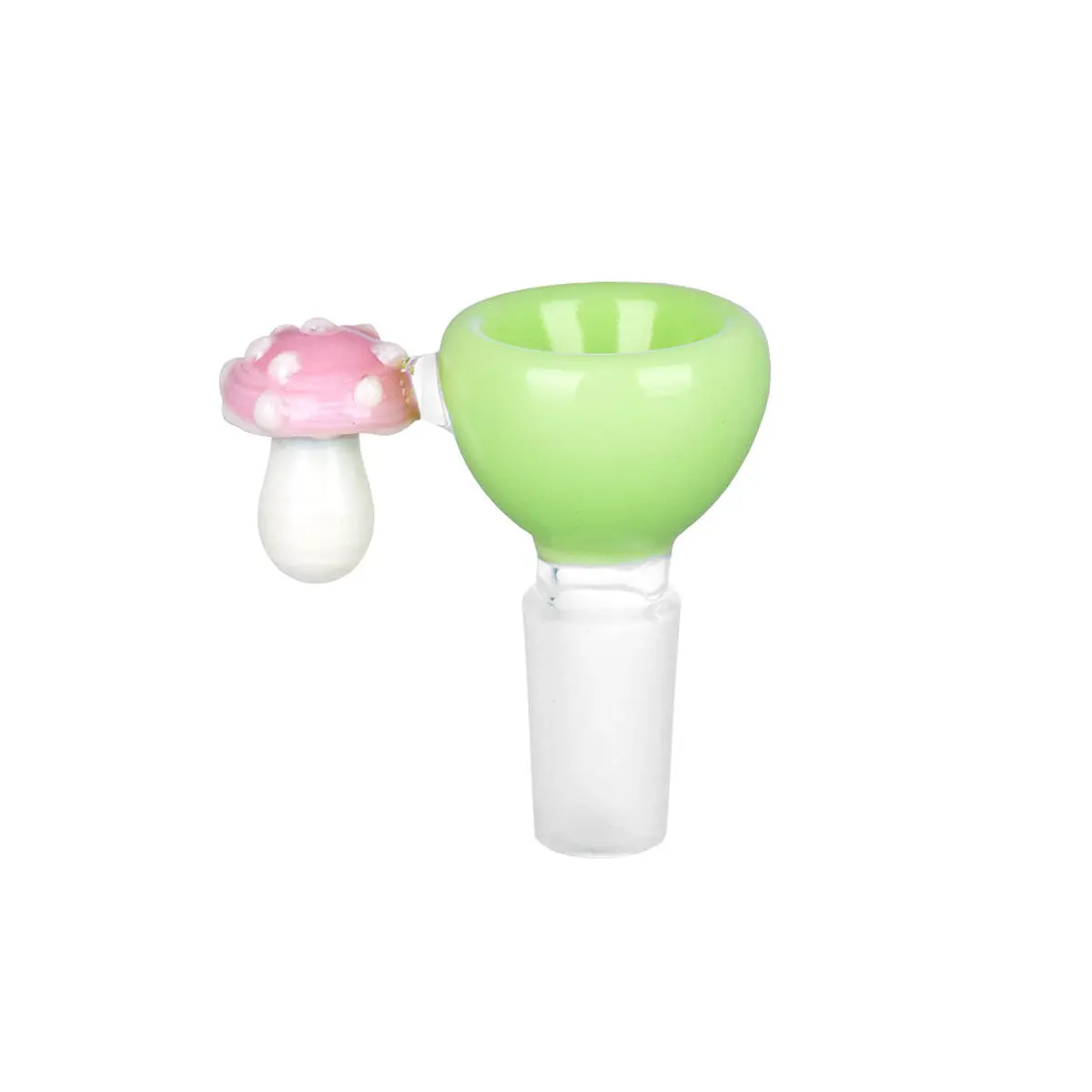 Micro Shroom Herb Slide – 14mm Male Joint, Miniature Design