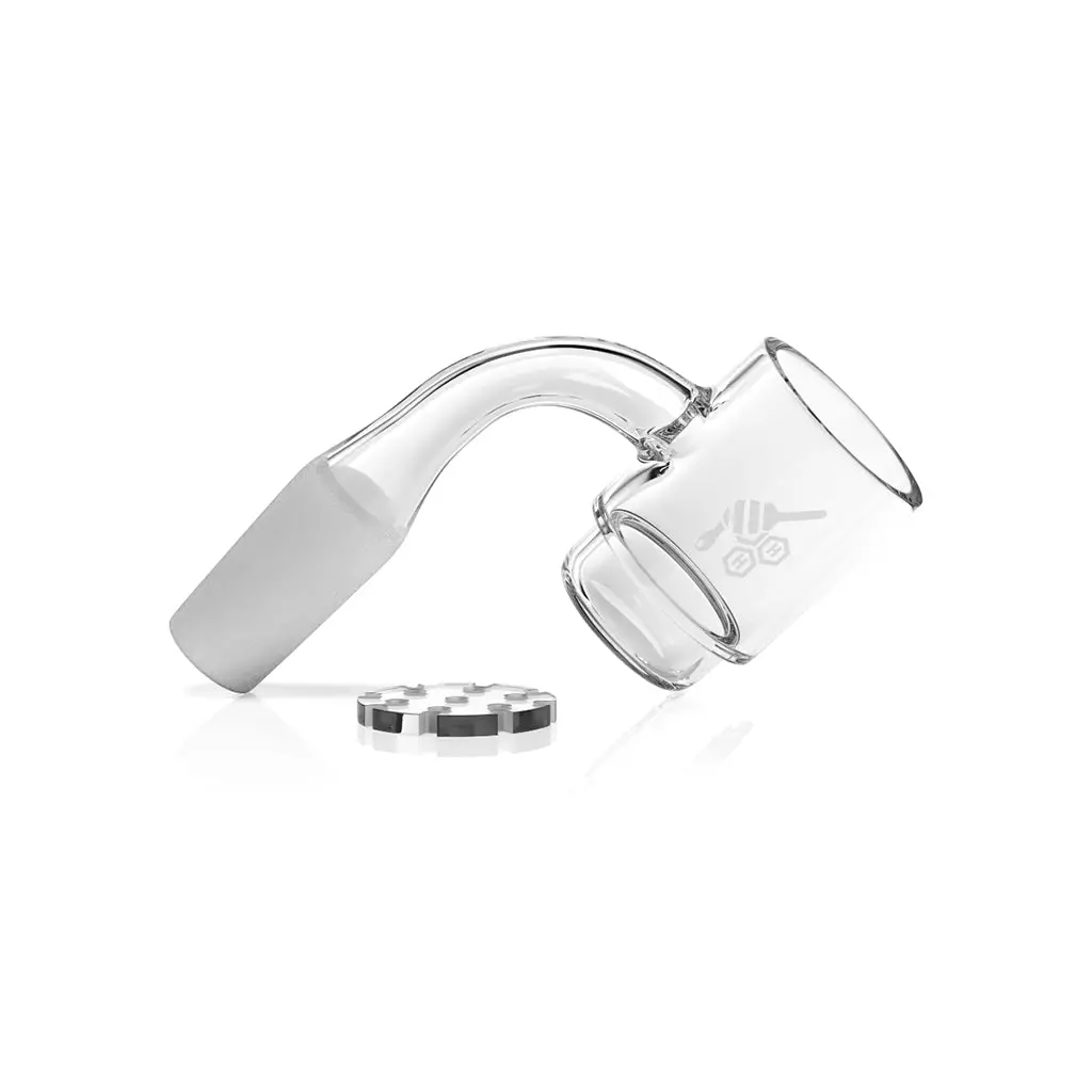 Honey Disc Deep Dish Quartz Banger - 90° Degree | Yl 1