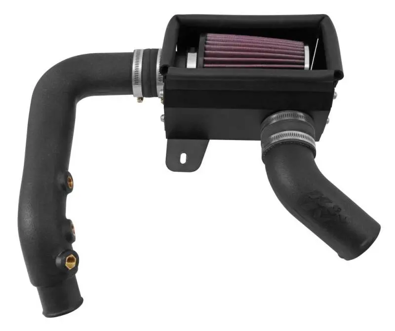 K&N 13-14 Fiat 500 Abarth L4 1.4L Turbo Aircharger Perf Intake Kit 1