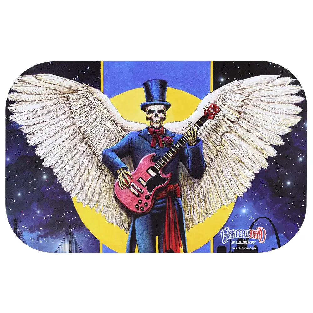 Grateful Dead X Pulsar Magnetic Rolling Tray Lid - Angel Of Music / 11" X 7" 1