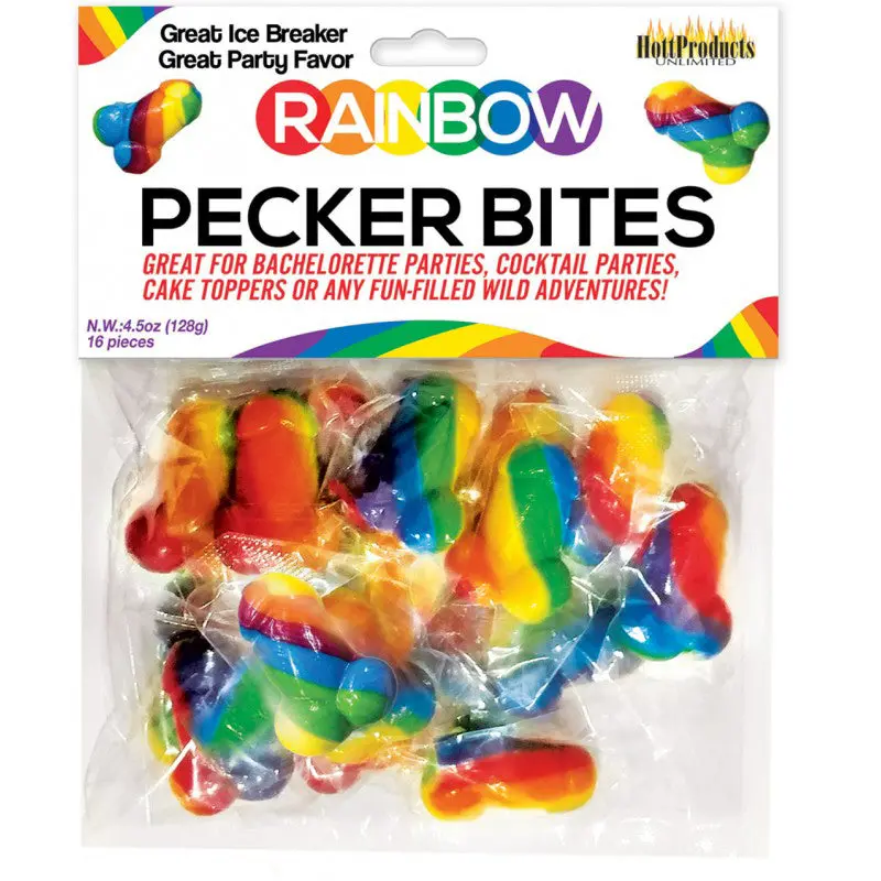 Rainbow Pecker Bites 16Ct 1
