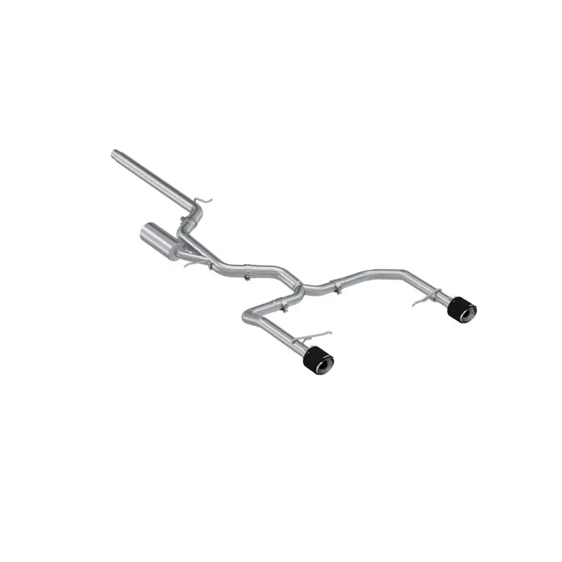 Mbrp 2022 Vw Jetta Gli 2.0 Tsi 3In Cat Back T304 Ss 2.5In Dual Split Rear W/ Carbon Fiber Tips 1