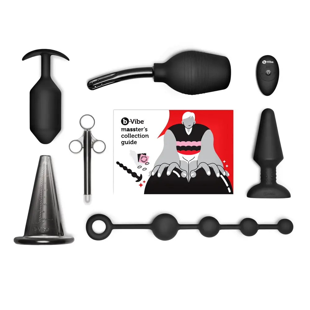 B-Vibe 10-Piece Anal Education Set: Masster's Degree Edition Black 1