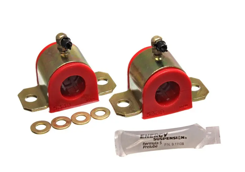 Energy Suspension 03-06 Toyota Corolla/Matrix Red 24Mm Front Sway Bar Bushing Set (Greaseable Frame 1