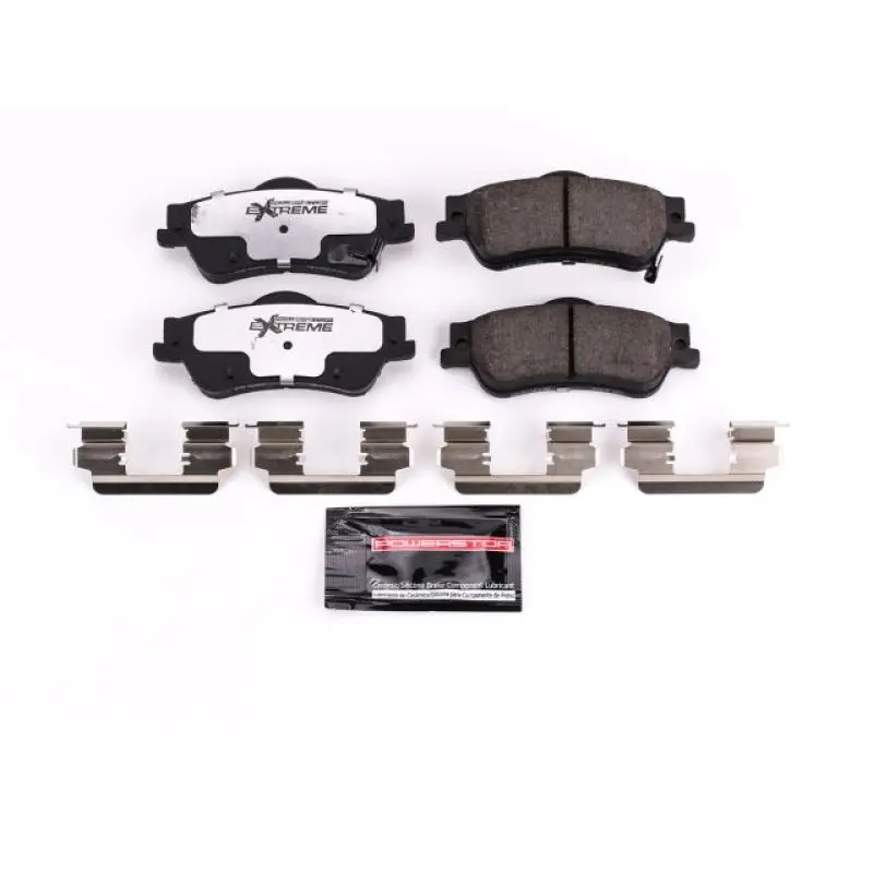 Power Stop 11-17 Chevrolet Caprice Rear Z26 Extreme Street Brake Pads W/Hardware 2