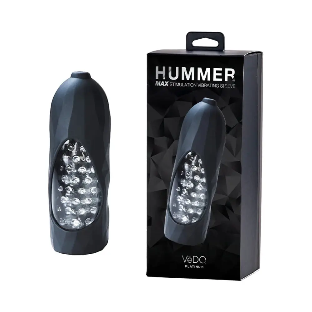 Vedo Hummer 2.0 Rechargeable Vibrating Sleeve Black Pearl 1