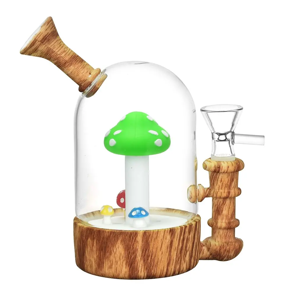 Shroom Family Bell Jar Water Pipe - 5.5" / 14Mm F 1