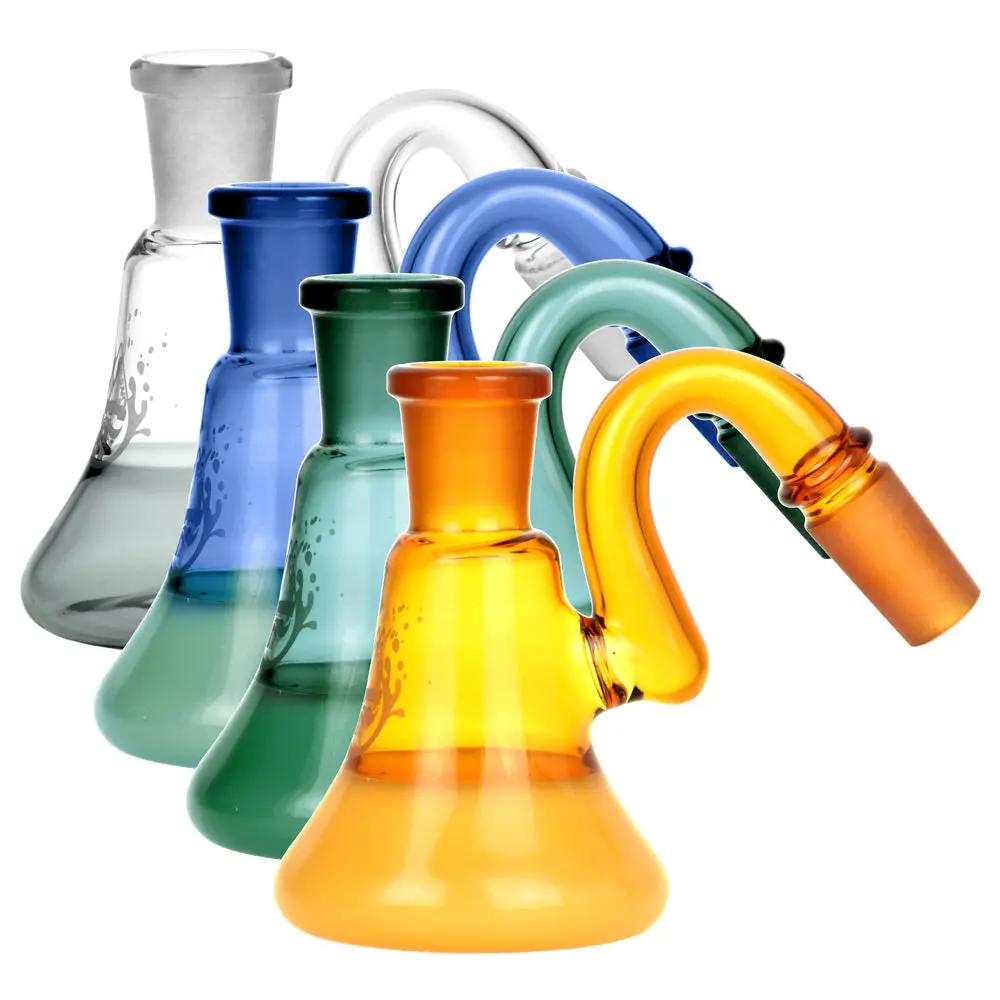 Pulsar Bent Neck Two Tone Ash Catcher - Colors Vary 1
