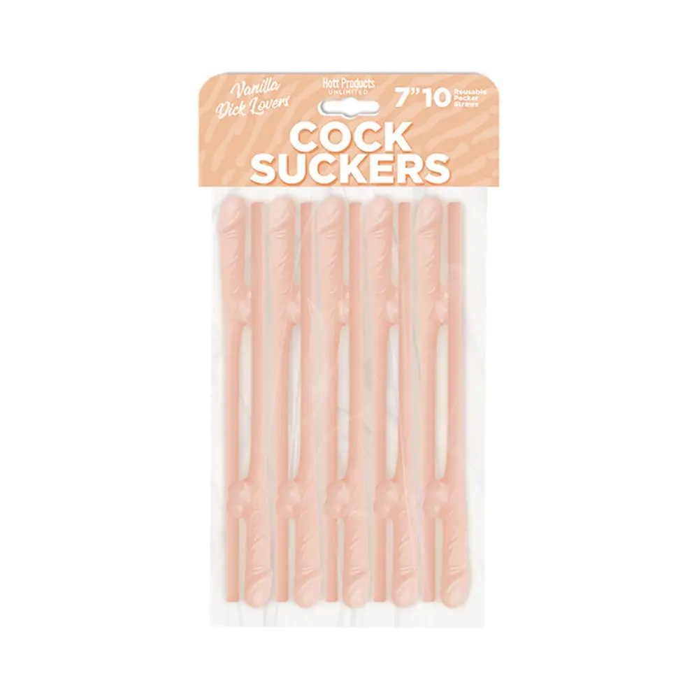 Skins Pecker Straws Vanilla Lovers (10-Pack) 1