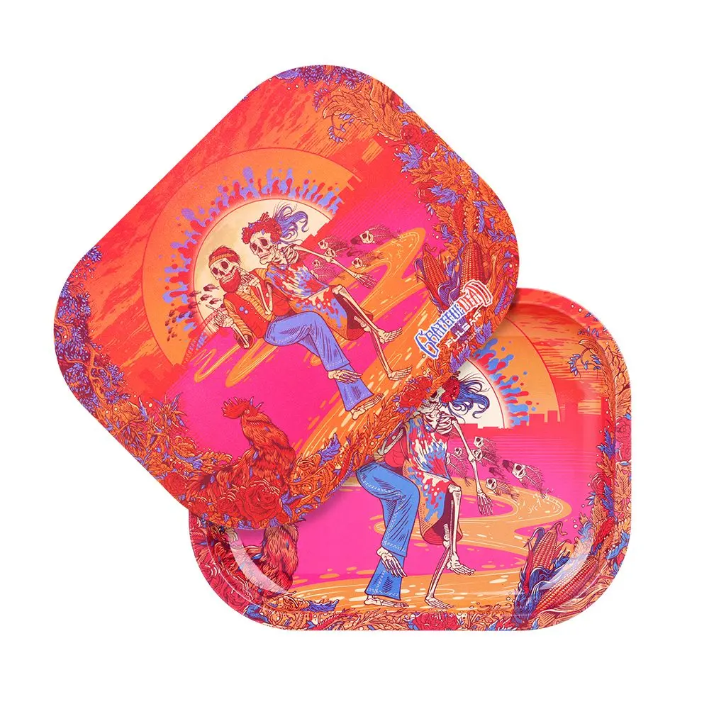 Grateful Dead X Pulsar Mini Rolling Tray & Lid Kit - Sunset Dance / 7"X5.5" 1