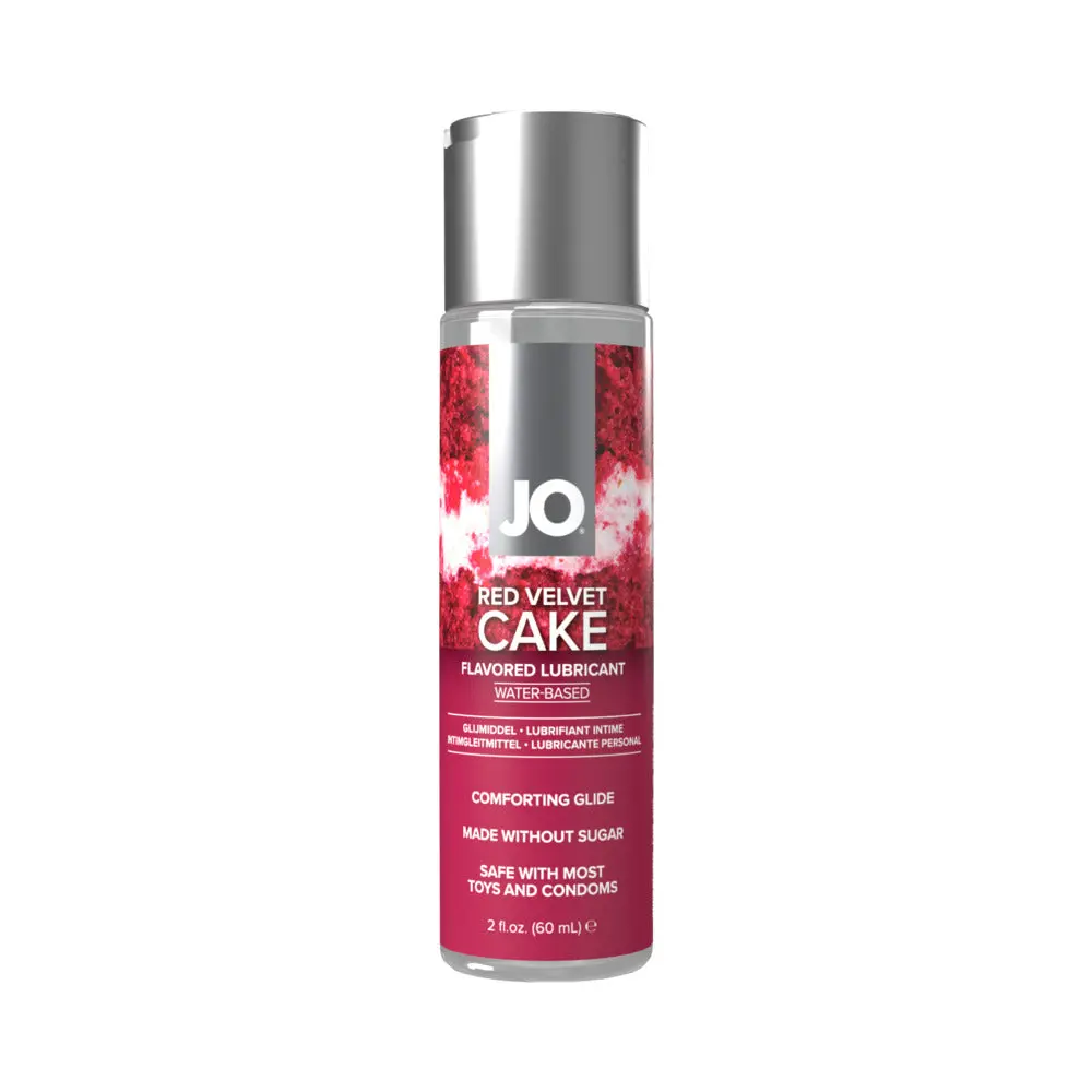 Jo Red Velvet Cake Flavored Water-Based Lubricant 2 Oz. 1