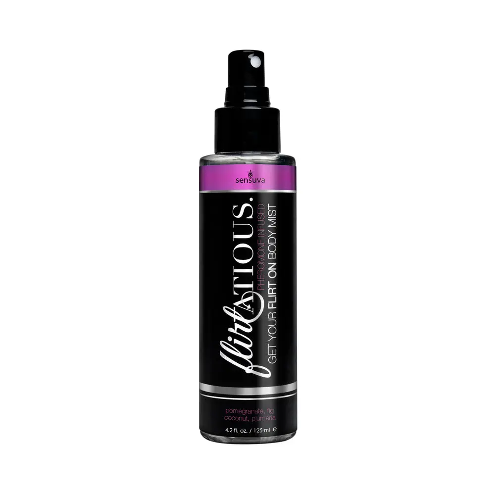Sensuva Flirtatious Pheromone Body Mist Pomegranate 4.2 Oz. 1