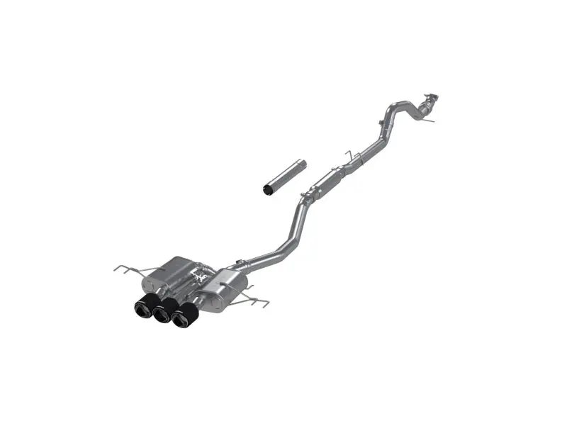 Mbrp 23-24 Honda Civic Type R 2.0L T304 Ss 3In Cat-Back Exhaust Triple Center Outlet W/ Carbon Tips 1