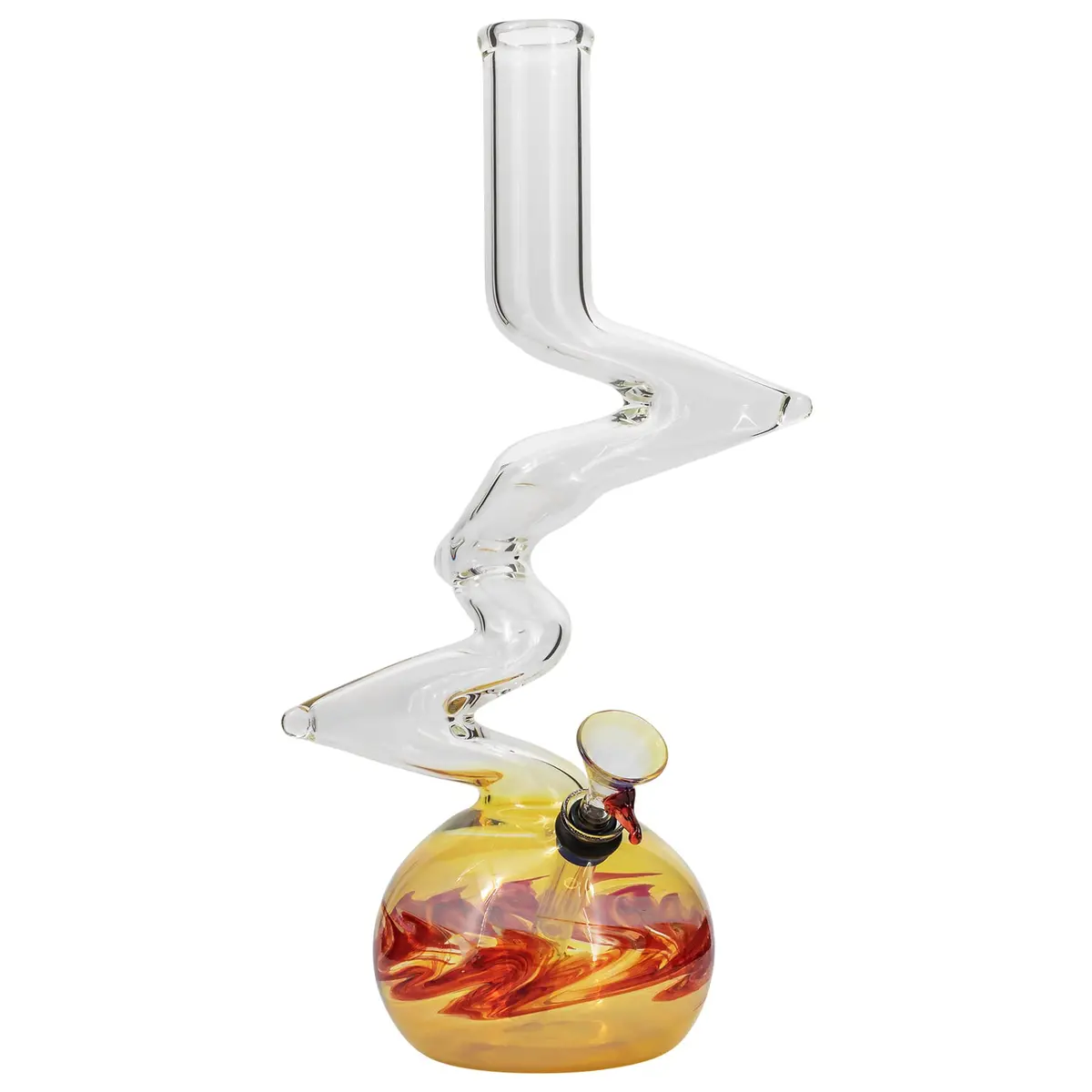 La Pipes "Switchback" Bubble Base Bong 1
