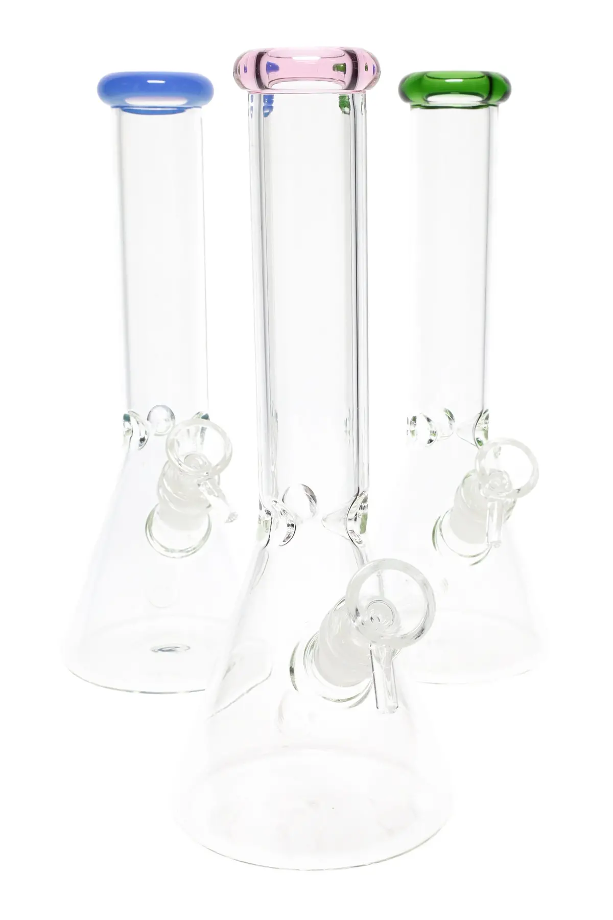 Colored Glass Gog Beaker Bong “Mini Lab” – 10″ 4