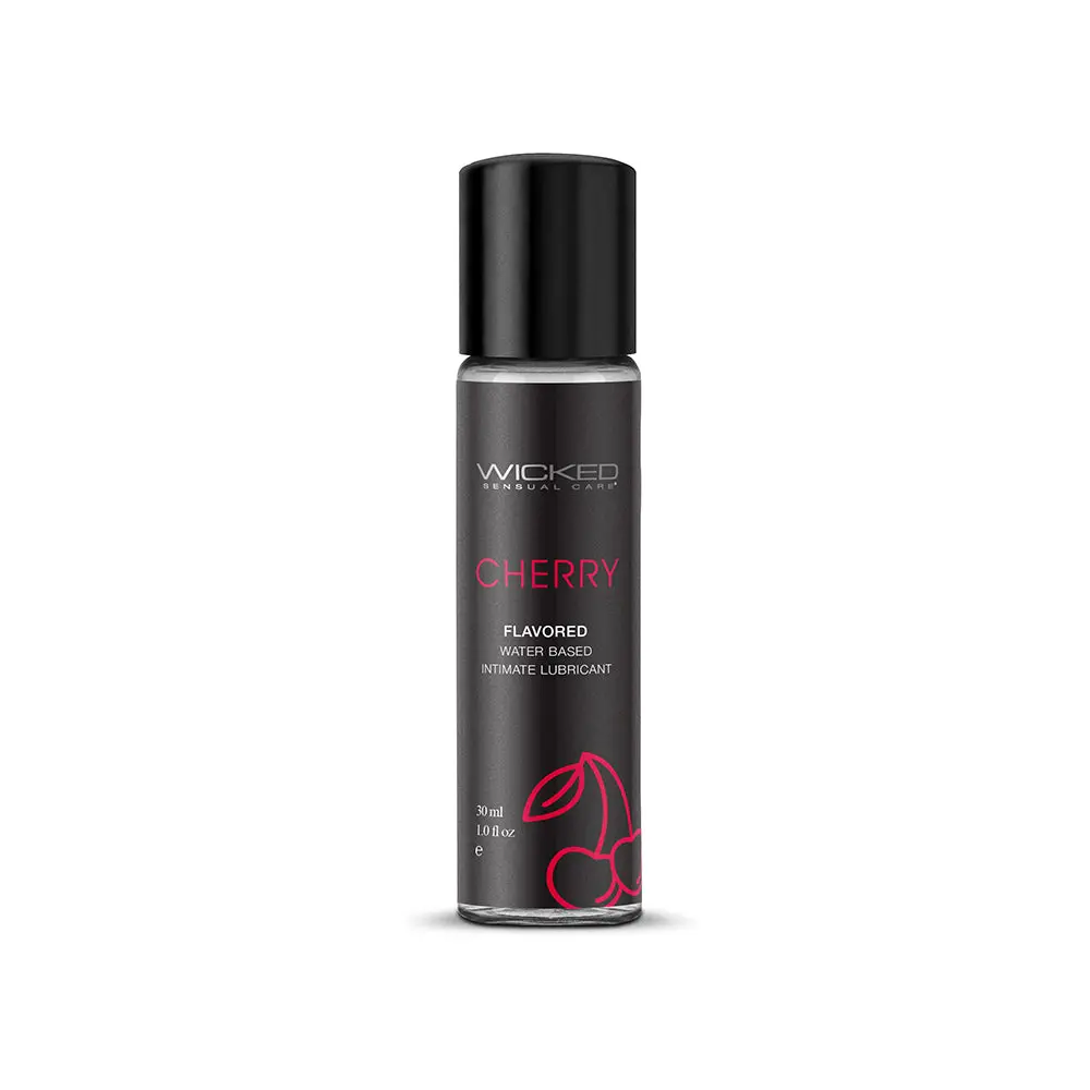 Wicked Aqua Cherry Water-Based Lubricant 1 Oz. 1