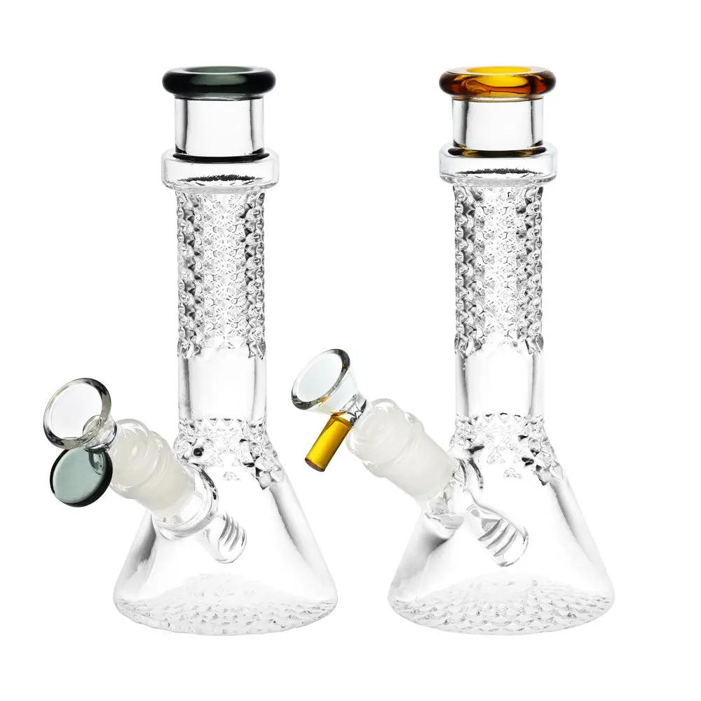 Fractal Mini Beaker Water Pipe 14Mm - 7.5"/14Mm F/Clrs Vry 1