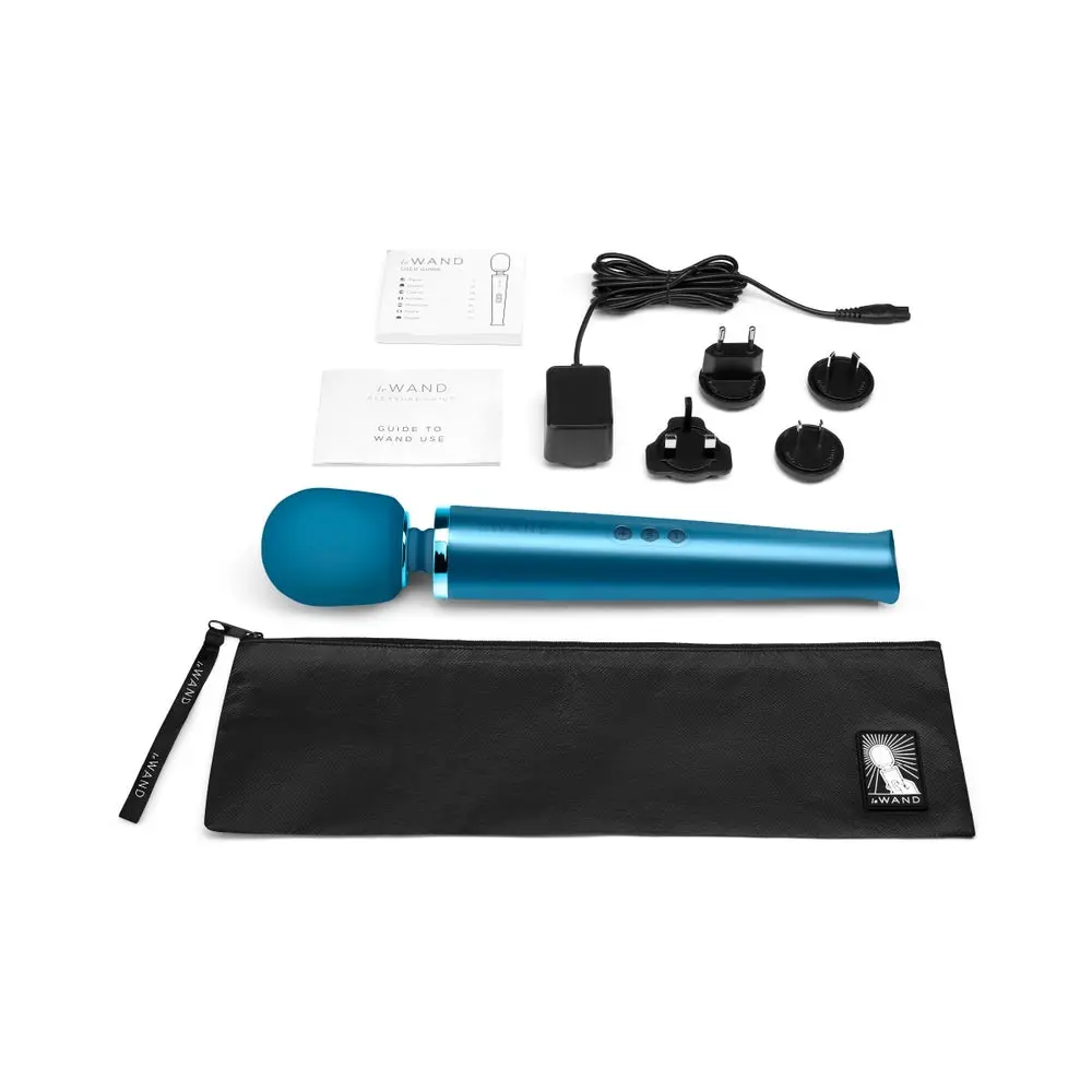 Le Wand Rechargeable Vibrating Massager Pacific Blue 1