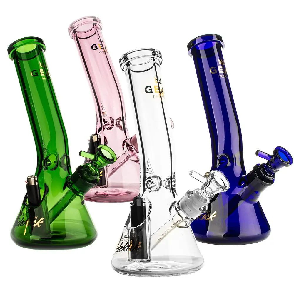 Gear Premium Sidekick Laid Back Glass Beaker Water Pipe | 12" 1