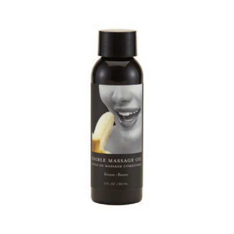 Earthly Body Edible Massage Oil Banana 2Oz 1