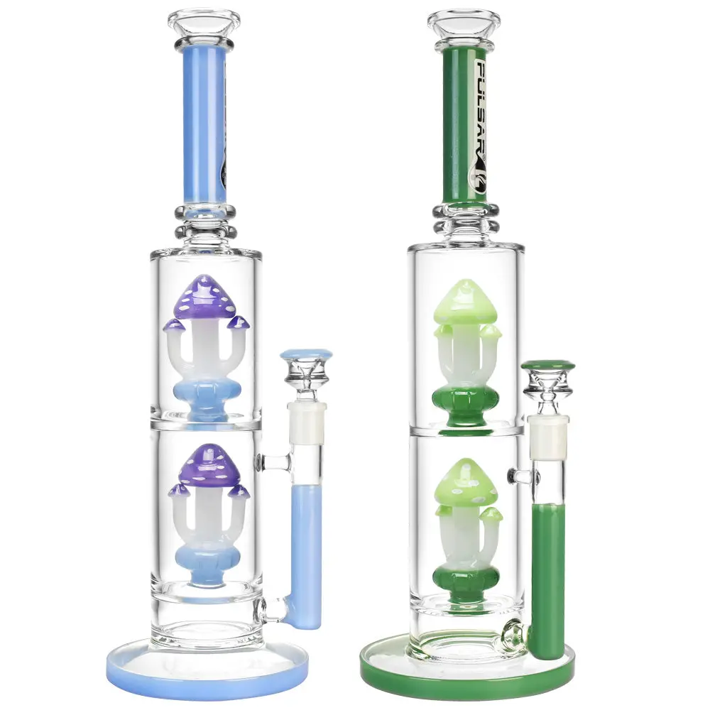 Pulsar Mycelial Revolution Water Pipe - 14.75"/14Mm F/Clrs Vry 1