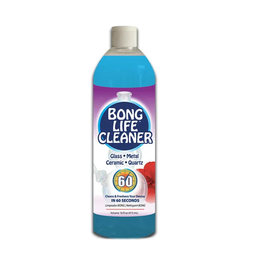 Repel-Aide Bong Life Cleaner 16Oz Bottle, Particles & Solution 1