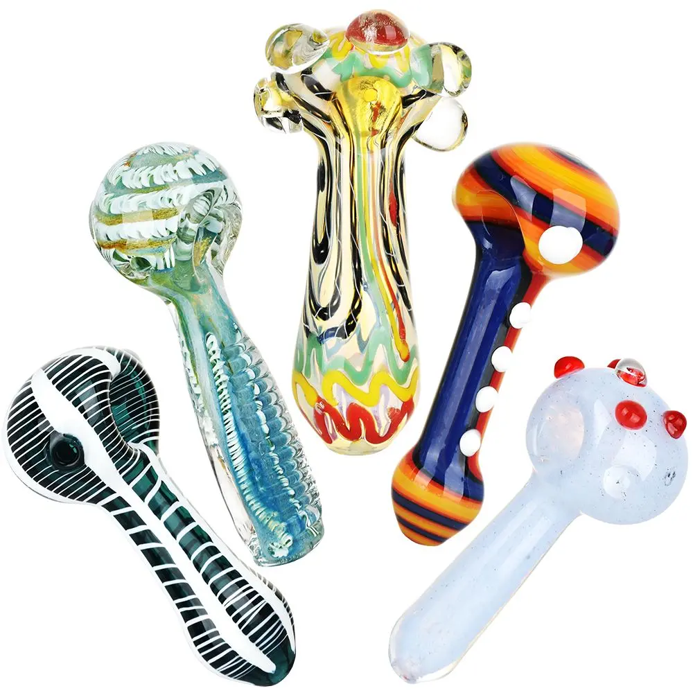 Future Shock Assortment Glass Spoon Pipes - 4.5" 20Ct 1