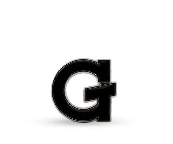 Black G Enamel Pin 1