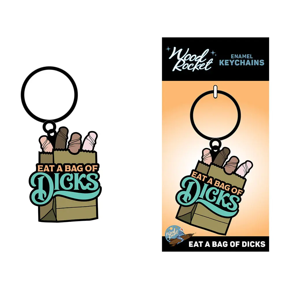 Sex Toy Keychain Eat A Bag Of Dicks 1