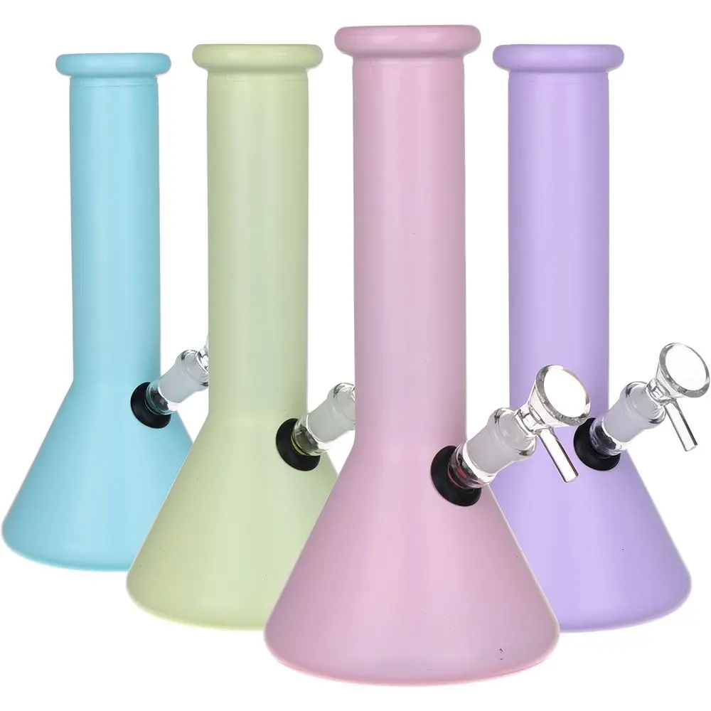 Seshgear Pastel Beaker Glass Water Pipe - 9.75" / 14Mm F / Colors Vary 1