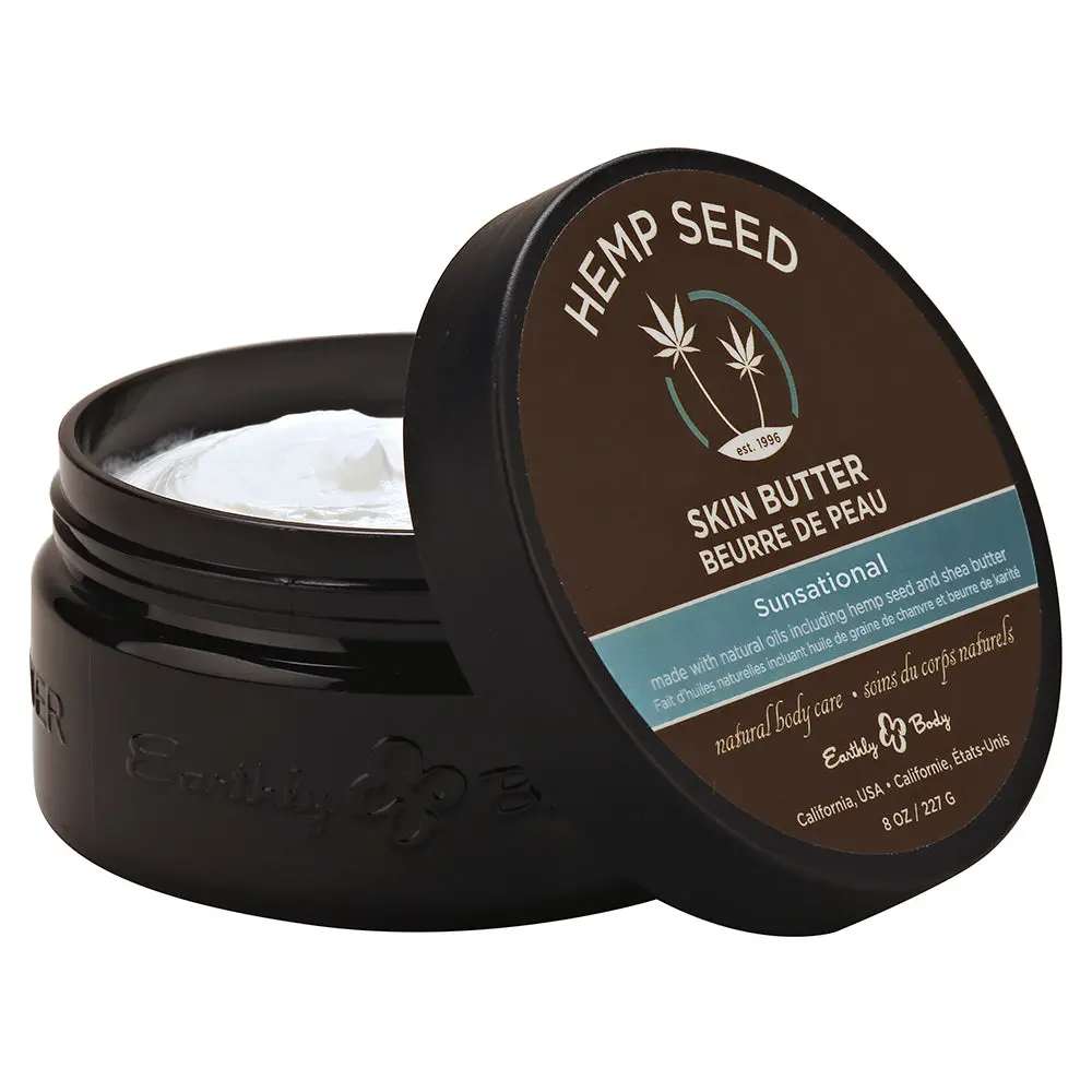 Earthly Body Hemp Seed Sunsational Skin Butter 8Oz 1