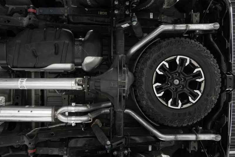 Mbrp 22-23 Chevrolet/ Gmc 1500 Silverado/ Sierra Zr2/At4x 6.2L 2.5In Turn Down 3In Cat Back Exhaust 2