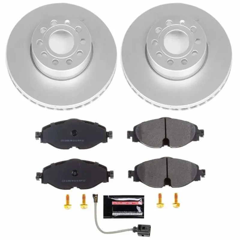 Power Stop 15-18 Audi A3 Front Z23 Evolution Sport Coated Brake Kit 1
